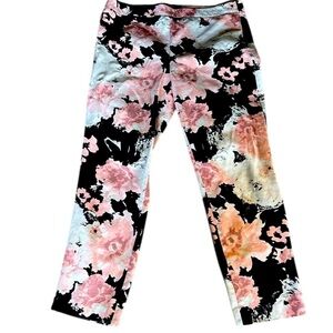 Talbots ladies Chatham straight leg size 14 cotton blend side zip